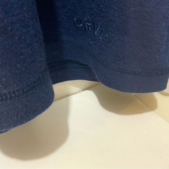 Orvis Long Sleeve Blue Sweat Shirt Size XL - Picture 4 of 9